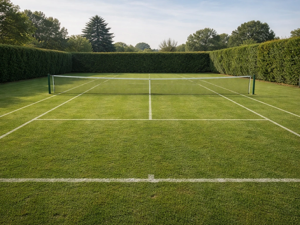 terrain de tennis en herbe france