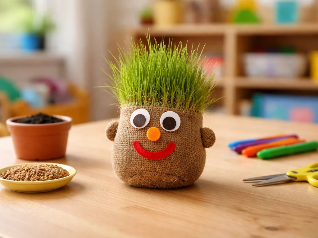 Bonhomme gazon maternelle: guide simple pour semer et réussir