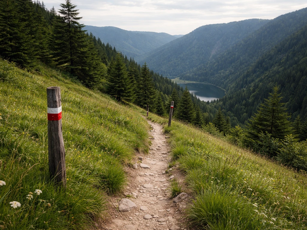 Randonnée rouge Gazon Lac des Perches en France : guide complet