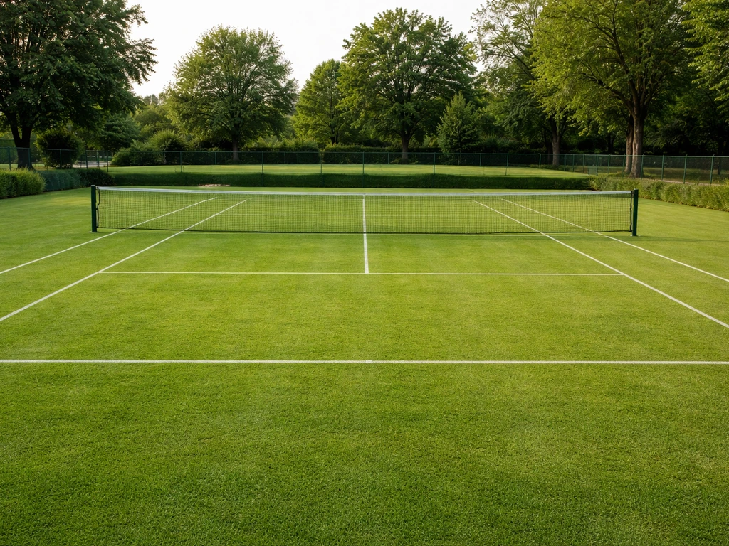Terrain de tennis en gazon en France : installation et entretien